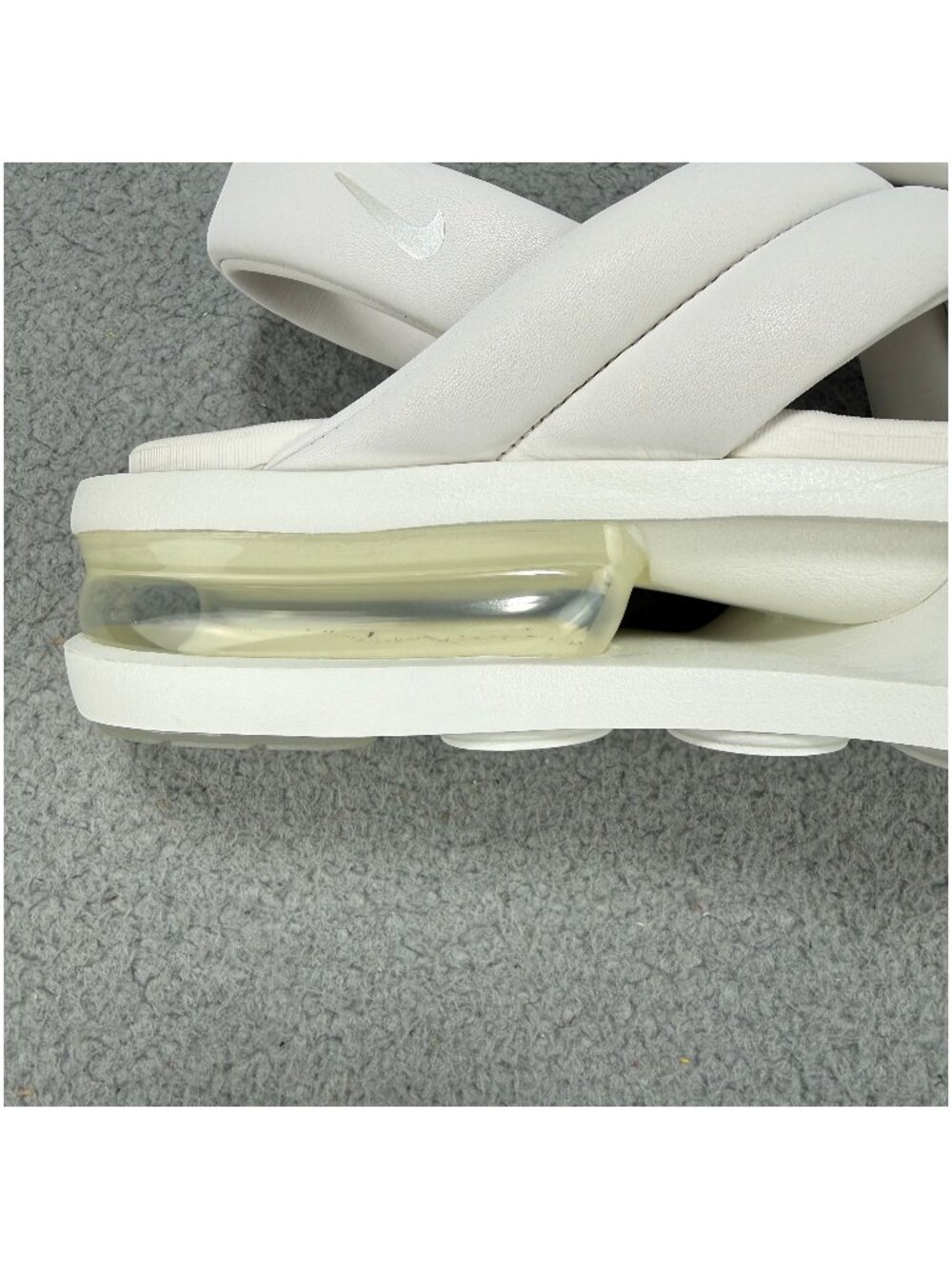 Nike Air Max Isla Sandals Womens 8 Shoes Summit White Platform Chunky Slingback - Picture 9 of 10